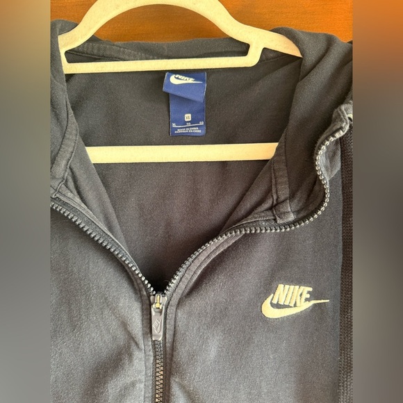 Vintage Nike Blue Tag Navy Zip-Up Hoodie - Picture 2 of 6